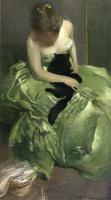 Alexander, John White - The Green Dress